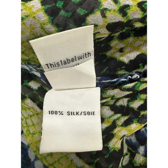 DVF Annushka Python Silk Belted Caftan Maxi Dress Womens S Luxe Resort Gown